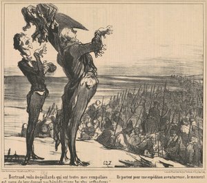 Bertrand, her er nogle fyre... af Honoré Daumier