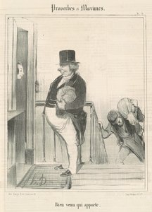 Velkommen hvem bringer af Honoré Daumier