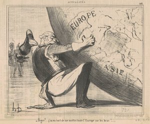 For pokker! ... jeg var forkert at sætte mig selv ... af Honoré Daumier
