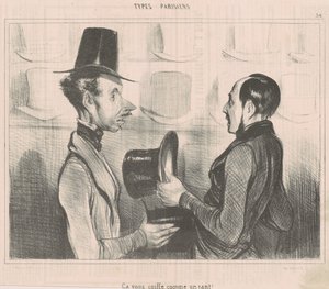 Den passer dig som hånd i handske! af Honoré Daumier