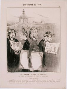 Dagens karikaturer - kunstneres illusioner af Honoré Daumier