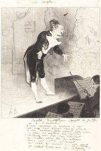 dramatisk gulerod af Honoré Daumier