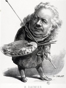 Tegneserie af Honore Daumier (1808-1879), fransk gravør, maler og billedhugger. Carjat-gravering (1828-1906). Mål: 29,5x23 cm. Arbaud Museum. af Honoré Daumier