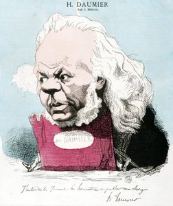 Tegneserie af Honore Daumier (1808-1879), fransk gravør, maler og billedhugger. Stik af P. Bernais. Mål: 33x30 cm. Arbaud Museum. af Honoré Daumier