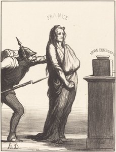 Hvad nogle aviser ville kalde... af Honoré Daumier