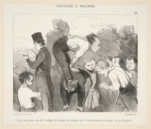 Hvilket beviser for os, at fra college af Honoré Daumier