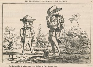 Det er rart at have i haven af Honoré Daumier