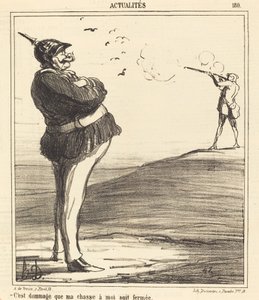 Det er en skam, at min jagt på mig er lukket af Honoré Daumier