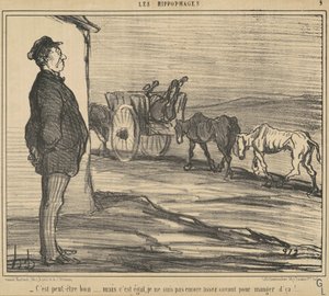 Måske er det godt... af Honoré Daumier