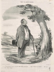 Det var der, jeg indgraverede mit nummer... af Honoré Daumier