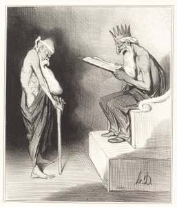 Minos barmhjertighed af Honoré Daumier
