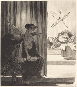 Clytemnestra skubbet af mimi Véron... af Honoré Daumier