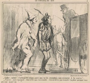 Tik, Tik! ... af Honoré Daumier