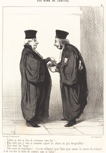 Som jeg fortalte dig, er du færdig! af Honoré Daumier