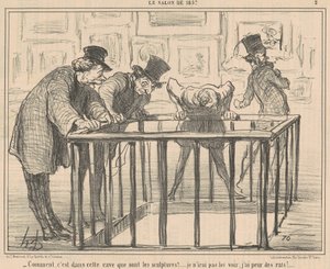 Hvordan er det i denne kælder... af Honoré Daumier