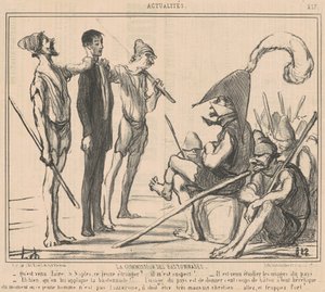 Caning Commission af Honoré Daumier
