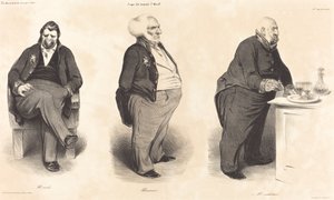 Greve Portalis - hertug af Bassano - greve af Montlosier af Honoré Daumier