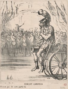 europæisk koncert af Honoré Daumier