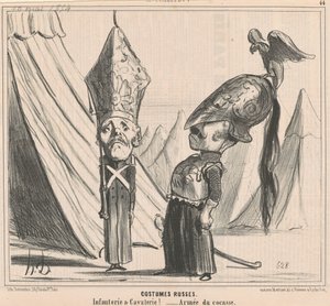 Kostumer russ af Honoré Daumier