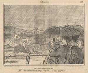 1856 Bådkapsejladser af Honoré Daumier