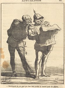 Det kan vi åbenbart ikke... af Honoré Daumier