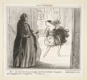 Forfærdeligt af Honoré Daumier