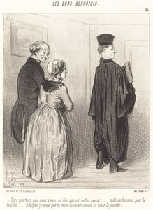 At sige... at vi har en søn, der er... en advokat... af Honoré Daumier
