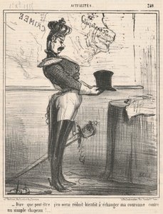 At sige, at jeg måske bliver reduceret til det... af Honoré Daumier