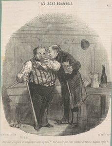 Sig mig, Ravignard, om vores kvinder så os! ... af Honoré Daumier