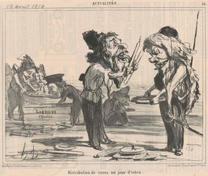 Maduddeling på en ekstra dag af Honoré Daumier