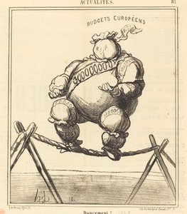 Forsigtigt! af Honoré Daumier