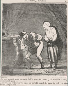 Hej! Nå... min ven, hvad tænker du på? ... af Honoré Daumier
