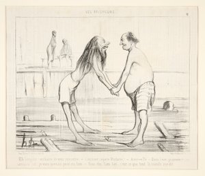 Hej hej! dejligt at møde dig af Honoré Daumier