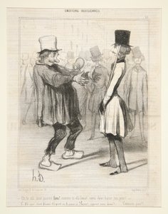 Øh, de er med af Honoré Daumier