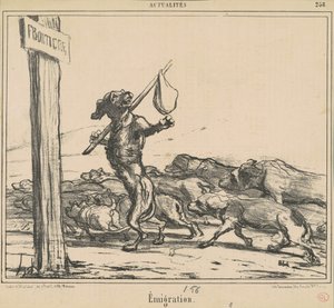 Udvandring af Honoré Daumier