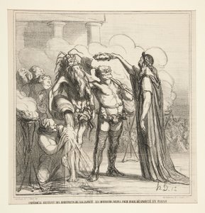 Empedokles modtager af Honoré Daumier