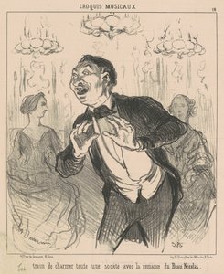 Charmerende et helt firma... af Honoré Daumier
