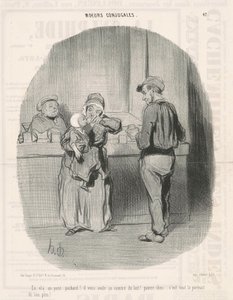 Her er en lille pochard! af Honoré Daumier