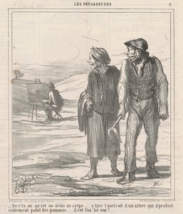 Her er en, hvilken sjov krop... af Honoré Daumier