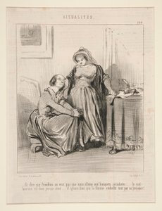 Og at sige, at Proudhon ikke vil have, at vi går til socialistiske banketter af Honoré Daumier