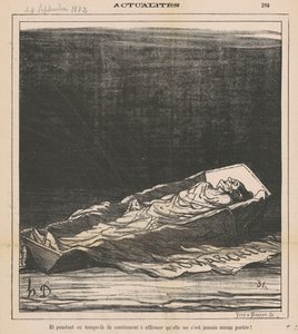 Og i løbet af denne tid fortsætter de med at bekræfte, at hun aldrig har haft det bedre! af Honoré Daumier