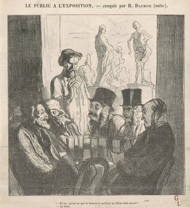 Og du, hvad synes du er bedre... af Honoré Daumier