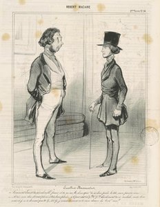 Fremragende placering af Honoré Daumier