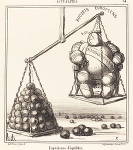 Balanceoplevelse af Honoré Daumier