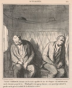 Foregive at sove ... af Honoré Daumier