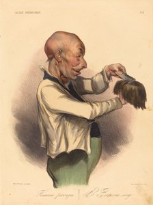 berømt paryk af Honoré Daumier
