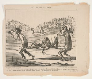 Du må ikke være sådan ked af det, mine stakkels af Honoré Daumier
