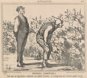 Jeg skal se, hvordan druen modnes... af Honoré Daumier