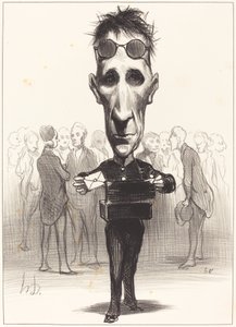 Félix Saint-Priest af Honoré Daumier