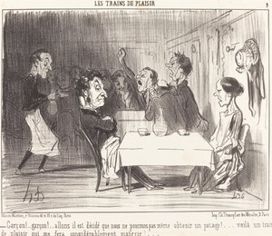 Dreng!... dreng!... lad os gå, det er besluttet... af Honoré Daumier